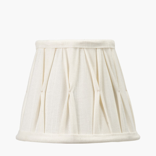 Odette 16cm white Cotton Tapered shade
