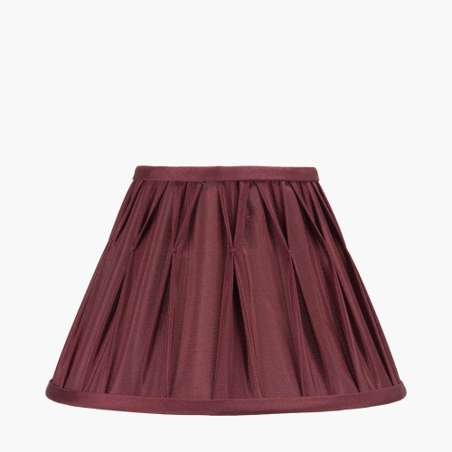 Garbo 25cm Mulberry Pleat Tapered shade