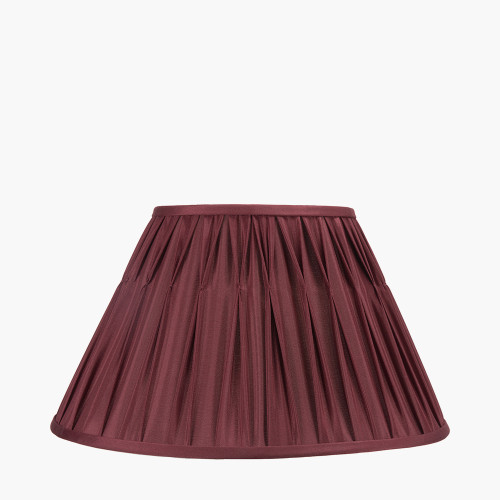 Garbo 40cm Mulberry Pleat Tapered shade