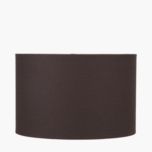 Lino 30cm Chocolate Cylinder shade