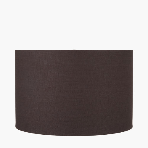 Lino 40cm Chocolate Cylinder shade