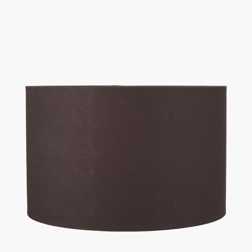 Lino 45cm Chocolate Cylinder shade