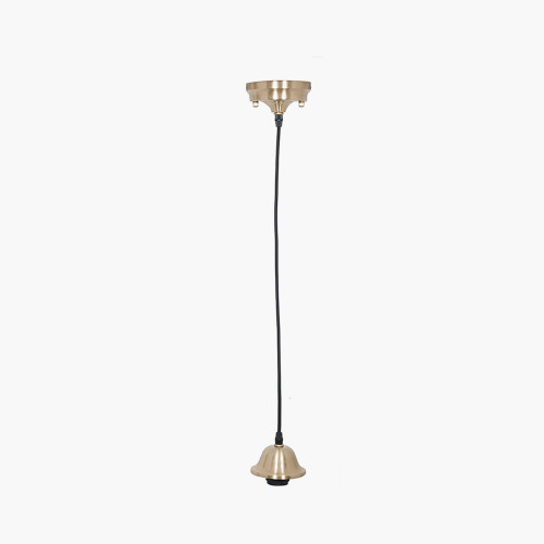 Champagne Retro Electrified Ceiling Fitting