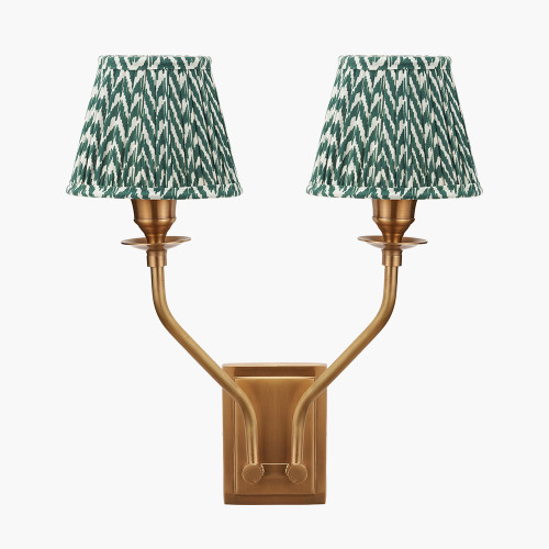 Tatiana Wall Light & Vienna 16cm Green Shade