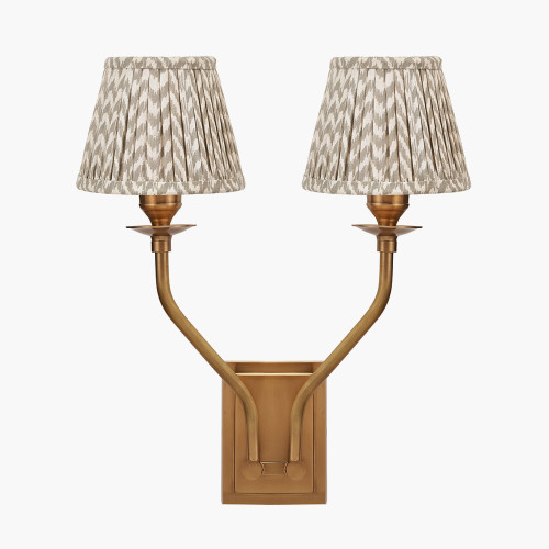 Tatiana Wall light & Vienna 16cm Taupe Shade