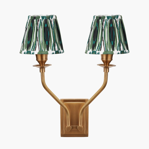 Tatiana Wall Light & izara 16cm green Shade