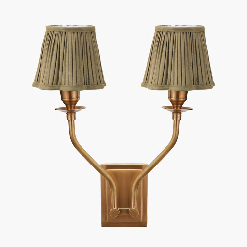 Tatiana Wall Light & malia 18cm green Shade