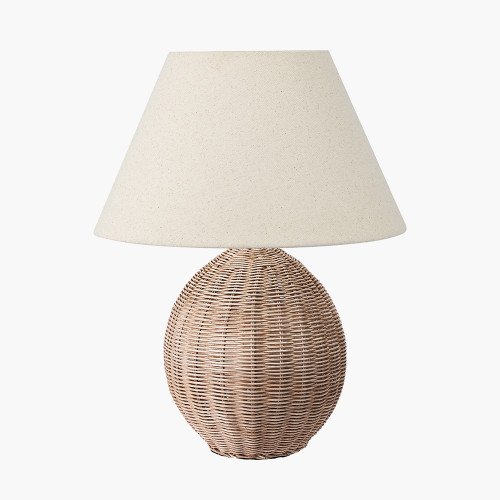 Raffles Large Lamp/seychelles 40cm cream shade