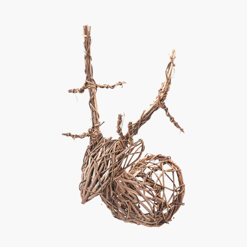 Vine Reindeer Head Decoration 30cm
