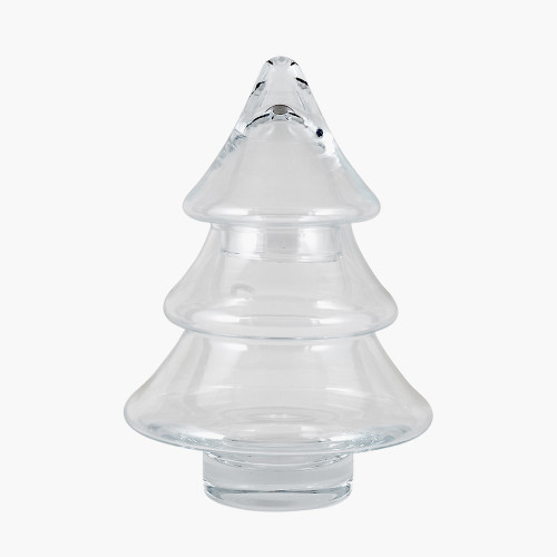 Natale Clear Glass Christmas Tree Ornament