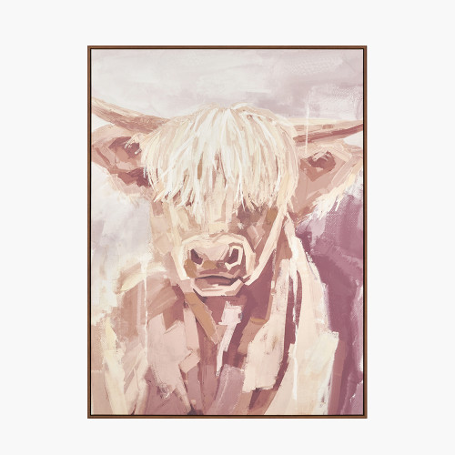 Mulberry & Naturals Highland Cow Canvas