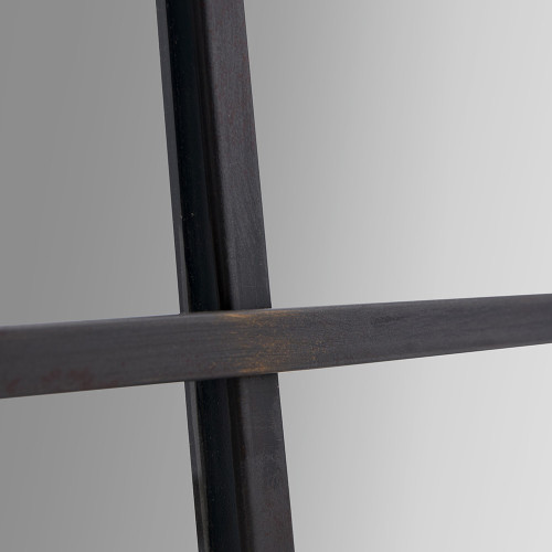 Pacific Lifestyle Limited Antique Bronze Metal Rectangular Floor Mirror