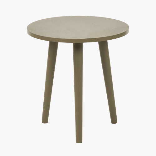 Croft Olive Pine Wood Side Table