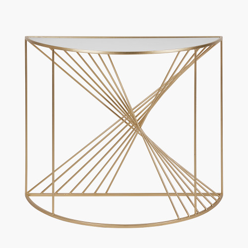 Pacific Lifestyle Limited Liberty Glass and Gold Metal Half Moon