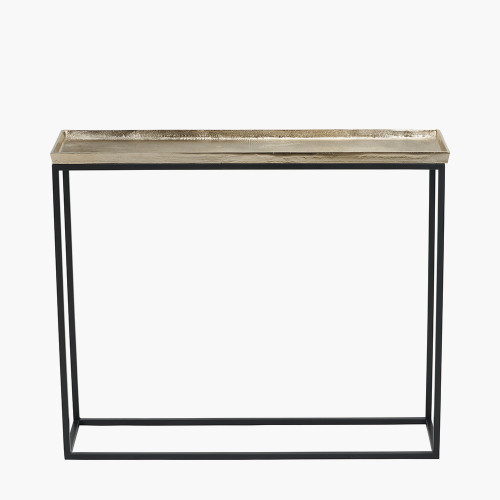 Franklin Gold Cast Metal Console Table