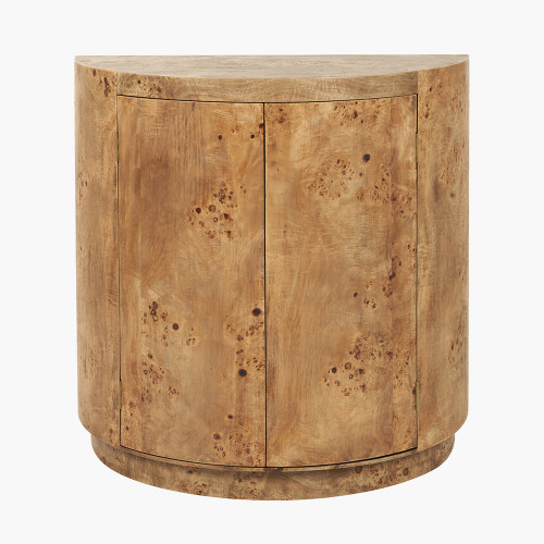 Newborough Burr Wood Effect 2 Door Cabinet