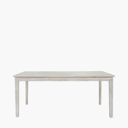 Gio White Sand Acacia Wood Dining Table
