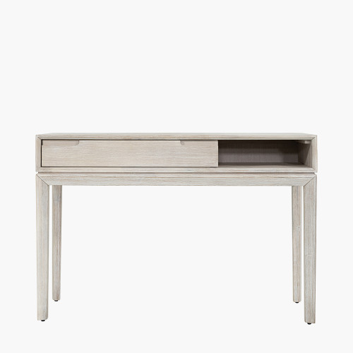 Gio White Sand Acacia Wood Console Table
