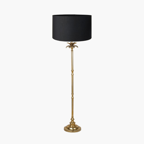 Trafalgar Gold Floor Lamp/Harry Black shade