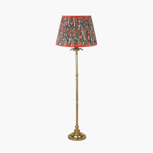Trafalgar Gold Floor Lamp/Floressa shade