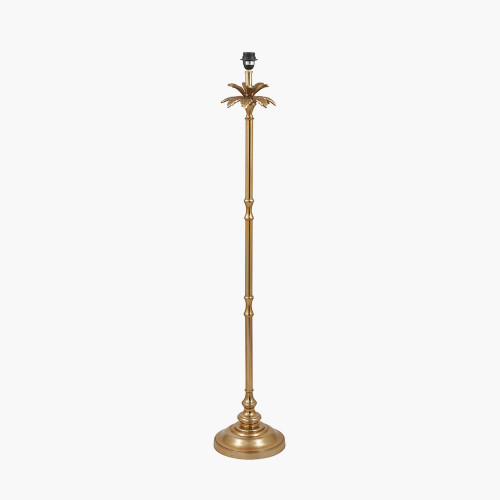 Gold Palm Tree Stick Floor Lamp