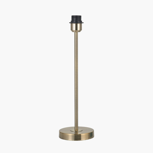 Sassari Antique Brass Stick Table Lamp Base