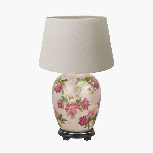 Hellebore M Lamp/Coast 35cm Cream shade
