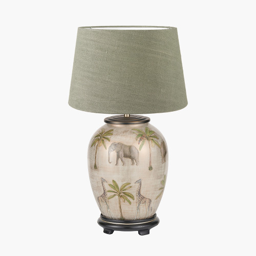 Safari M Base & Milos 35cm Pistachio shade