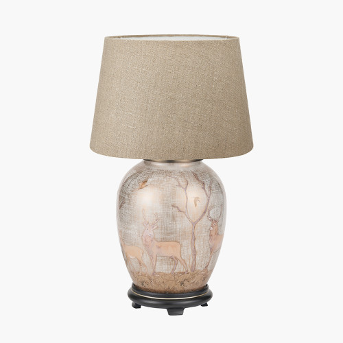 Deer Lamp/milos 35cm natural shade