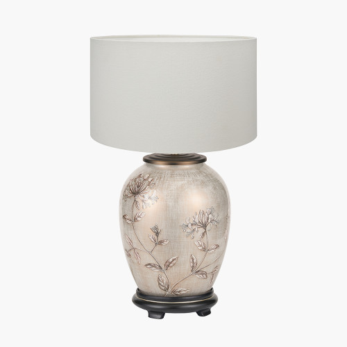 Honeysuckle M Lamp/henry 35cm white shade