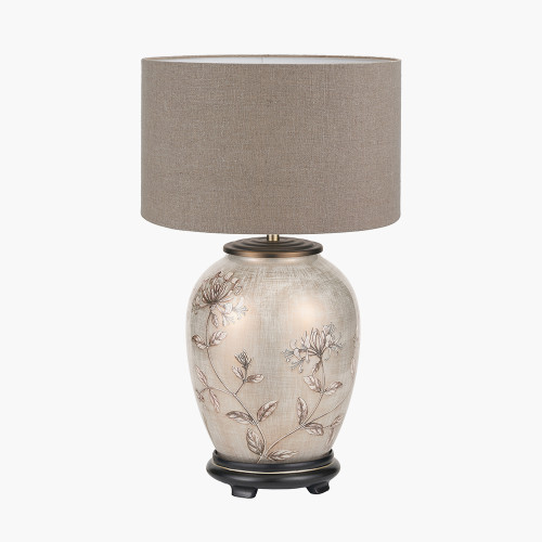 Honeysuckle M Lamp/edward 35cm natural shade