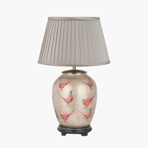 Pheasant M Lamp/Lyndon 35cm Taupe shade