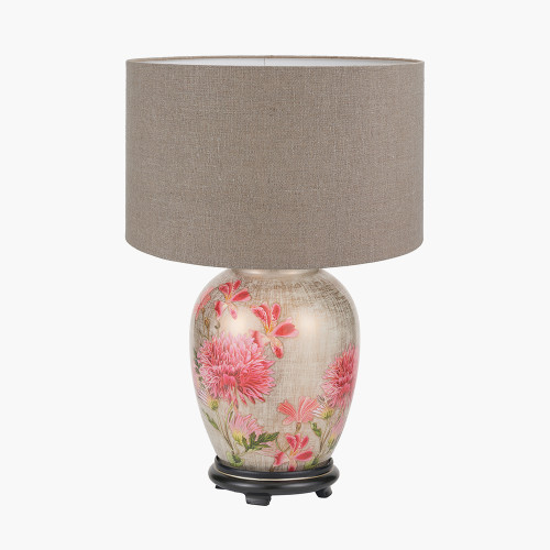 Dahlia M Lamp/edward 35cm Natural shade