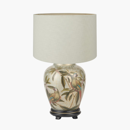Parrot S Lamp/Lino 25cm Cream shade
