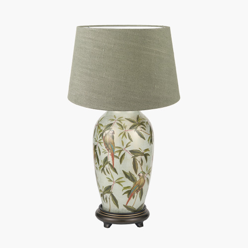 Parrot T Lamp/Milos 40cm green shade
