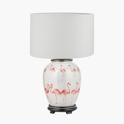 Flamingo M Base & Lino 35cm White shade