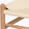 Quinn Natural Beech Wood and Natural Paper Rope Dining Chair
