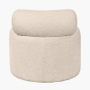 Assisi Taupe Teddy Fabric Modern Occasional Chair