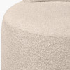 Assisi Taupe Teddy Fabric Modern Occasional Chair