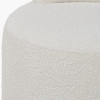 Assisi White Boucle Fabric Modern Occasional Chair