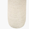 Ravello White Textured Fabric Armed Chair