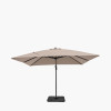 Glow Challenger T2 3m Square Taupe Free Arm Parasol