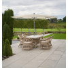 Riva 3 x 2m Rectangular Champagne Parasol