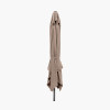 Challenger T2 3m Square Taupe Free Arm Parasol