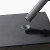 Rome Polished Black Granite 60KG Wheeled Parasol Base