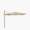 Challenger Teak T2 3.5 x 2.6m Rectangular Premium Champagne Free Arm Parasol