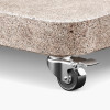 Venezia Sandstone Round Edge Granite 120KG Wheeled Parasol Base