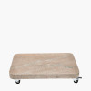 Venezia Sandstone Round Edge Granite 120KG Wheeled Parasol Base