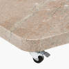 Venezia Sandstone Round Edge Granite 120KG Wheeled Parasol Base