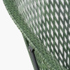 Tobs Outdoor Green Synthetic Rattan Lounger Chair